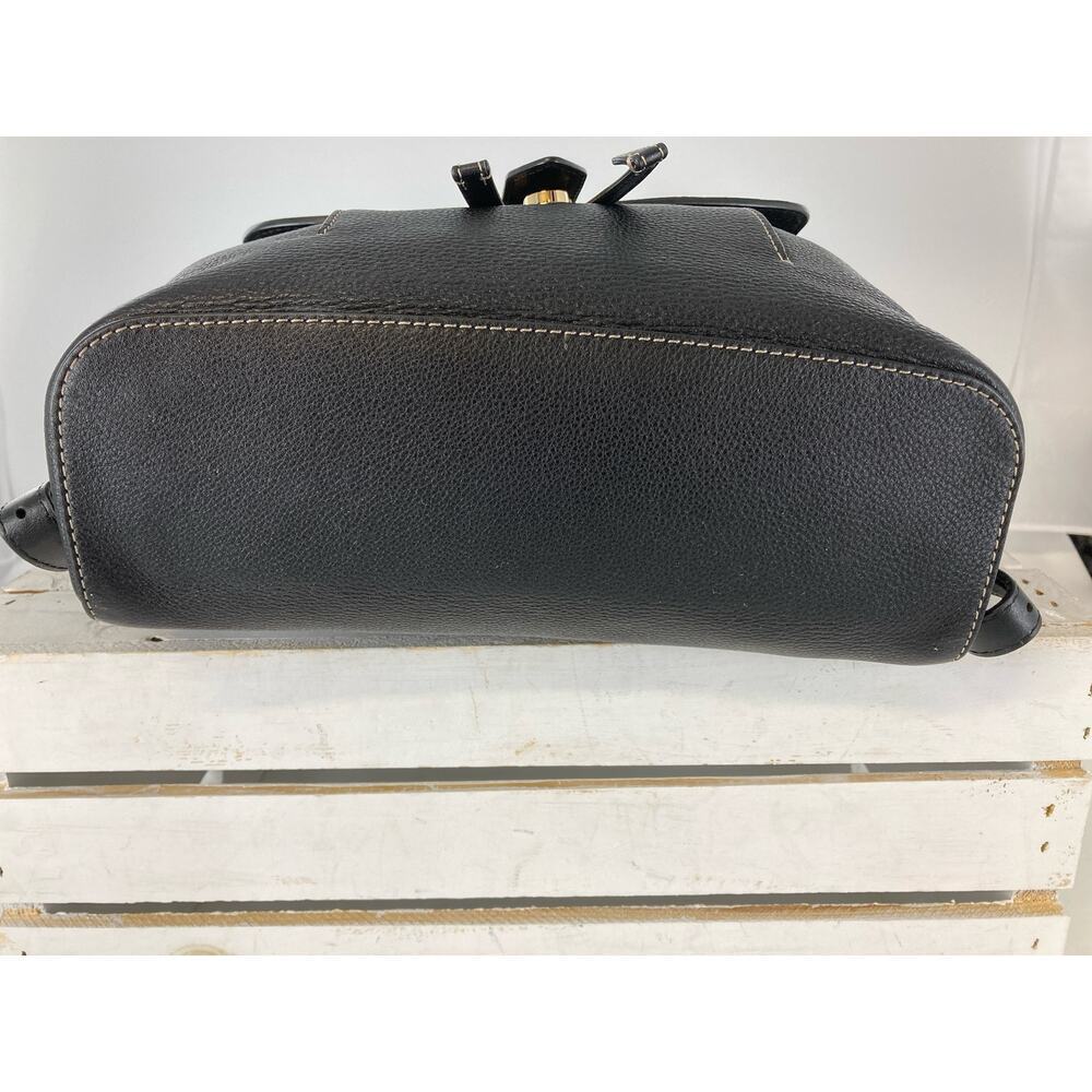 MICHAEL KORS, MEDIUM BLACK PEBBLED LEATHER BACKPACK - Picture 7 of 16